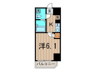 ダイヤモンドタワー西小山の物件間取画像